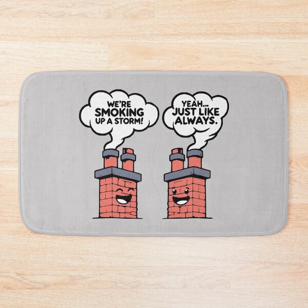 Item preview, Smoking Up a Storm - (Not) Funny Chimneys designed and sold by 2Blue-Dots.