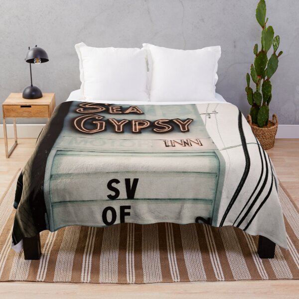 Item preview, Vintage Sea Gypsy Inn Neon Sign Art Print - Spooky Highway Charm designed and sold by FraireDesign.