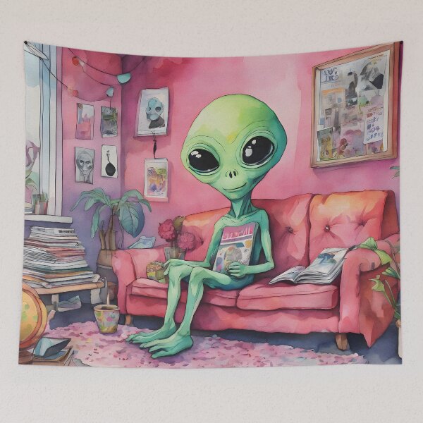 Item preview, Alien vibes designed and sold by Shopatmarlow.