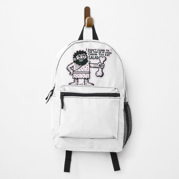 Item preview, I Didn’t Climb to the Top of the Food Chain to Eat Salad - Funny Caveman designed and sold by polo-designs.