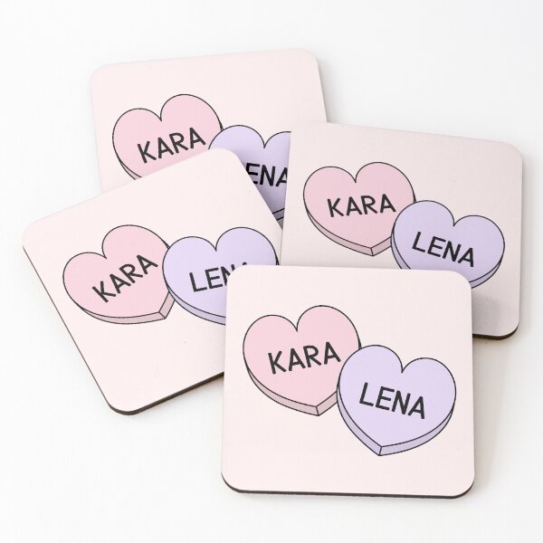 Item preview, Supercorp Kara and Lena Candy Hearts designed and sold by humnoo.