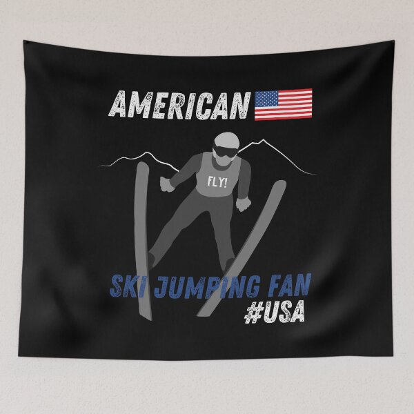 Item preview, SKI JUMPING FAN - american designed and sold by youraircraftart.