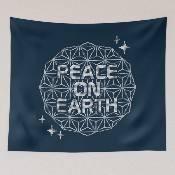Item preview, Peace on Spaceship Earth Holiday Sweater designed and sold by KevinHedet.