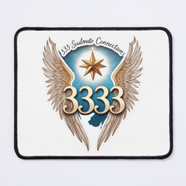 Item preview, Colorful  333 Soulmate Connection Star Angel Wings designed and sold by Mudastro Astrology.