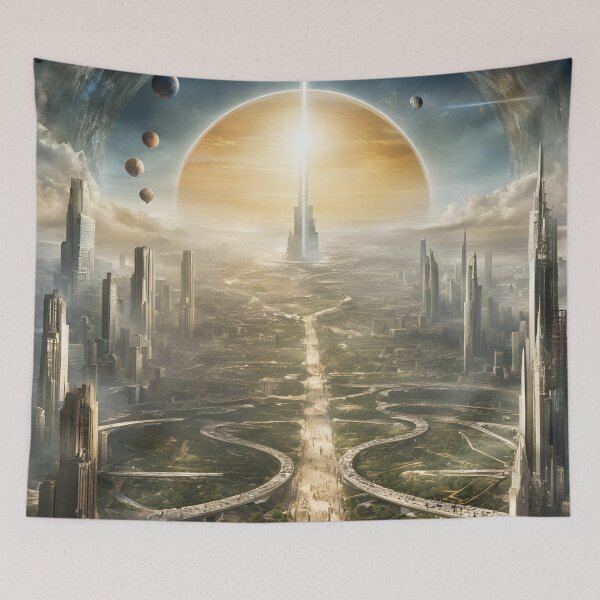 Item preview, Winding Path To Elysium designed and sold by AIWonderlands.