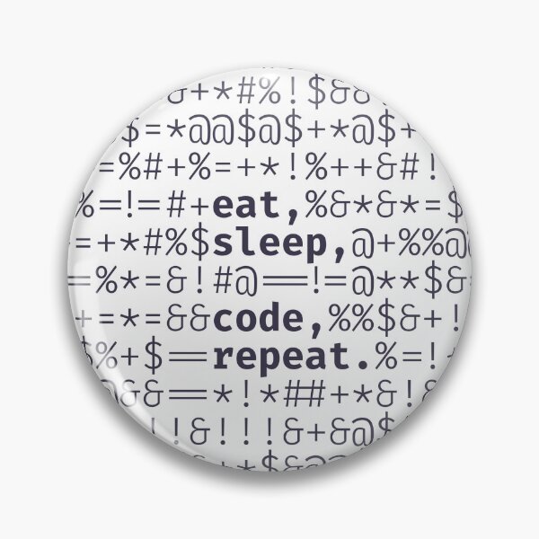 Item preview, Eat, Sleep, Code, Repeat. - 241122/T1/A designed and sold by TheQuotesStudio.