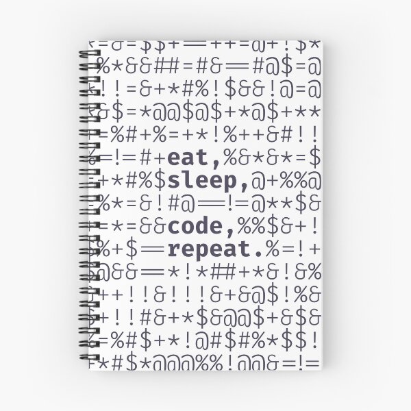 Item preview, Eat, Sleep, Code, Repeat. - 241122/T1/A designed and sold by TheQuotesStudio.