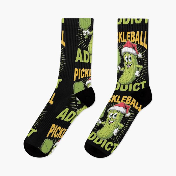 Item preview, Pickleball Addict Pickleball Christmas Santa Hat Funny T-Shirt  designed and sold by Joewithlove.