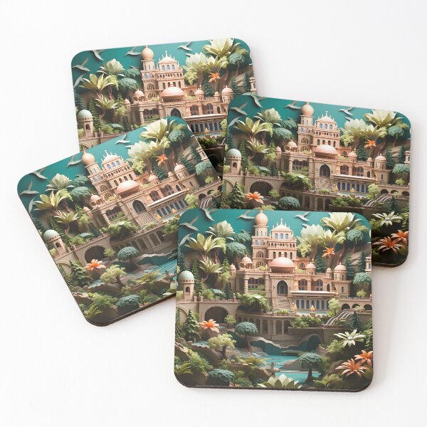 Item preview, Paper Craft - Hanging Gardens of Babylon designed and sold by KootenayDesigns.