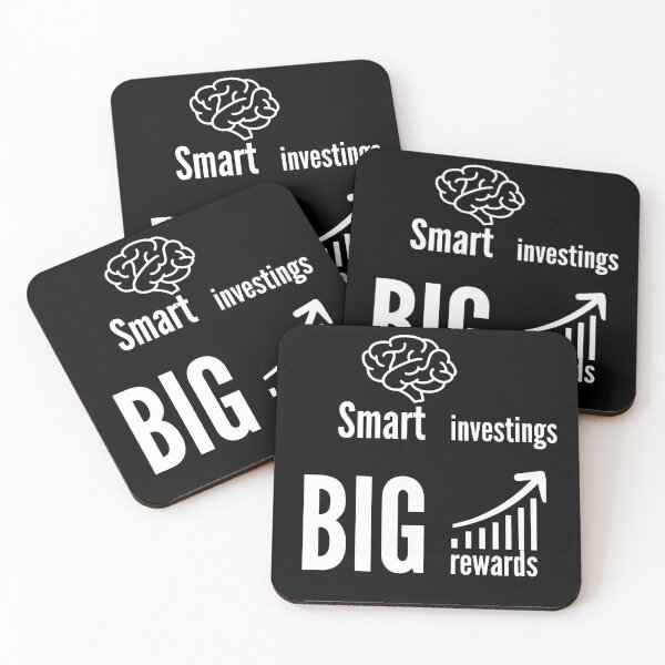 Item preview, Smart Investing, BIG Rewards Financial Design - white designed and sold by VasInd.