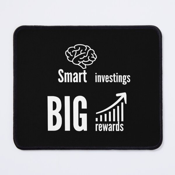 Item preview, Smart Investing, BIG Rewards Financial Design - white designed and sold by VasInd.