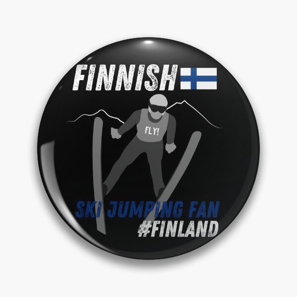 Item preview, SKI JUMPING FAN - finnish designed and sold by youraircraftart.