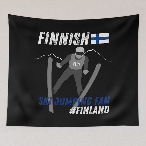 Item preview, SKI JUMPING FAN - finnish designed and sold by youraircraftart.