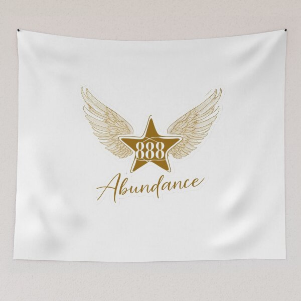 Item preview, 888 Golden Abundance Star Design designed and sold by Mudastro Astrology.