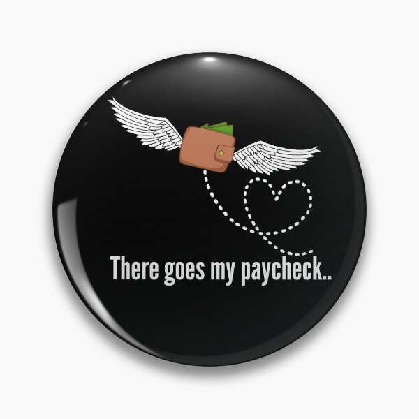 Item preview, Money Flies Away Wallet with Wings - white designed and sold by VasInd.