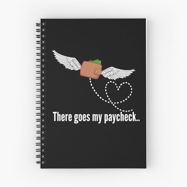 Item preview, Money Flies Away Wallet with Wings - white designed and sold by VasInd.