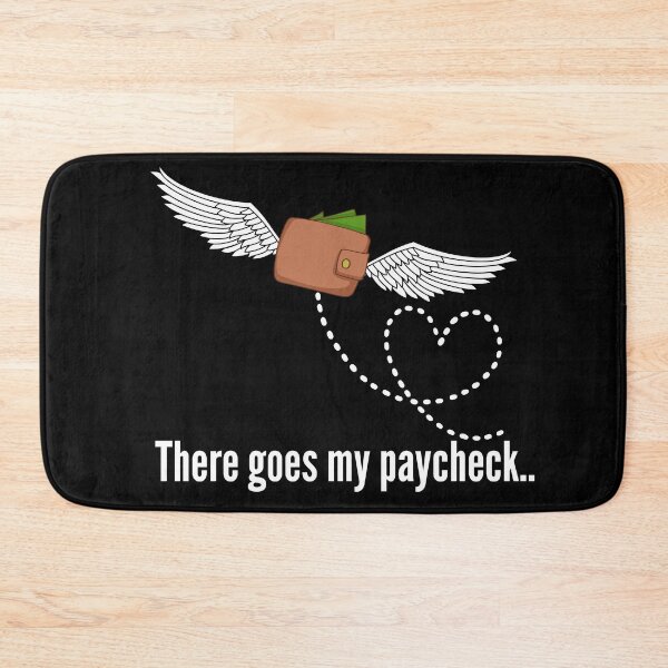 Item preview, Money Flies Away Wallet with Wings - white designed and sold by VasInd.
