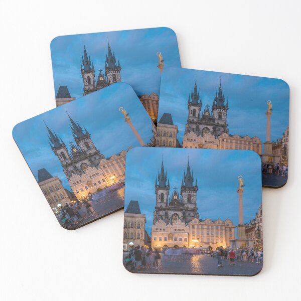 Item preview, Evening View of the Old Town Square in Prague designed and sold by WorldScenery.