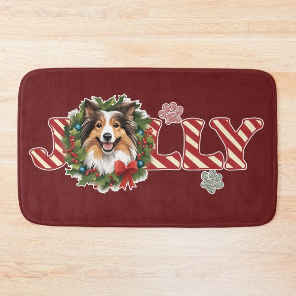 Item preview, Jolly Christmas - Shetland Sheepdog Nose Edition designed and sold by GoodyPaws.