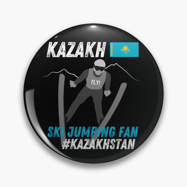 Item preview, SKI JUMPING FAN - kazakh designed and sold by youraircraftart.