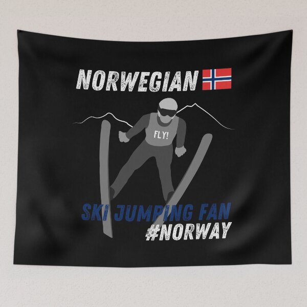 Item preview, SKI JUMPING FAN - norwegian designed and sold by youraircraftart.