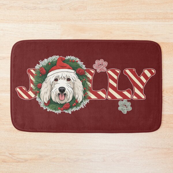 Item preview, Jolly Christmas - Komondor Nose Edition designed and sold by GoodyPaws.