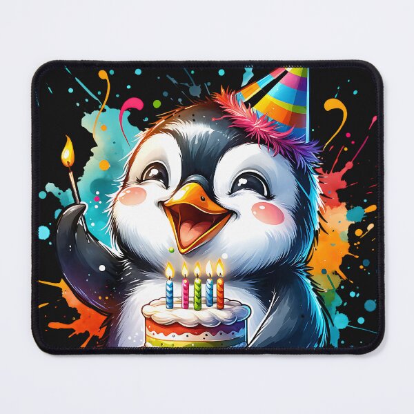 Item preview, Happy Penguin Birthday hat designed and sold by AwesomeBeyondLimits.