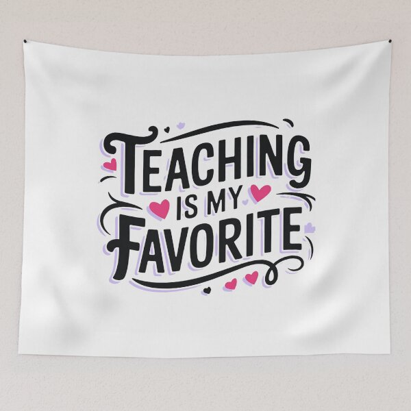 Item preview, teaching is my favorite designed and sold by luannsemmsobre.