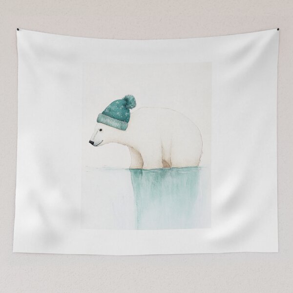 Item preview, Arctic Christmas - A Climate Message designed and sold by MindKunst.