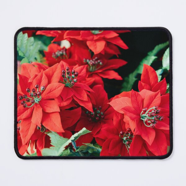 Item preview, red and green: christmas flower designed and sold by KAY Artists.