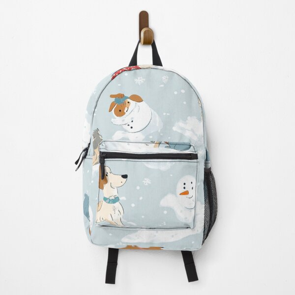 Item preview, Cheerful Dogs in Winter Snow Scene designed and sold by Desireehaz.