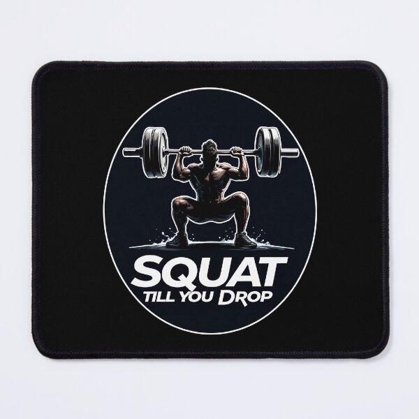 Item preview, Barbell Beasts: Squat Till You Drop designed and sold by ArtCreator2023.