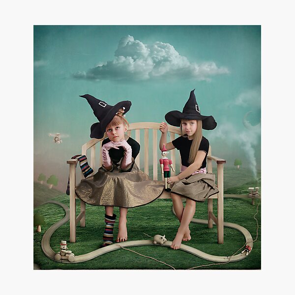 Young sorceress Photographic Print
