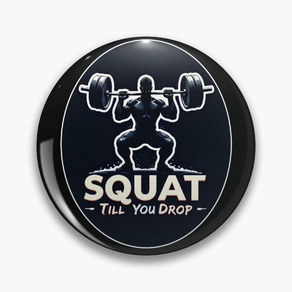 Item preview, Strength Built Low: Squat Till You Drop designed and sold by ArtCreator2023.