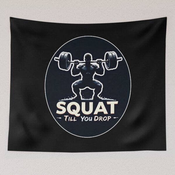 Item preview, Strength Built Low: Squat Till You Drop designed and sold by ArtCreator2023.