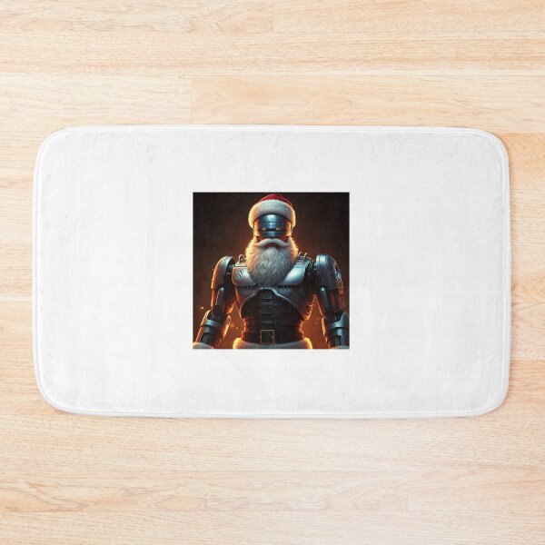 Item preview, robo cop as a santa claus designed and sold by xtriya.