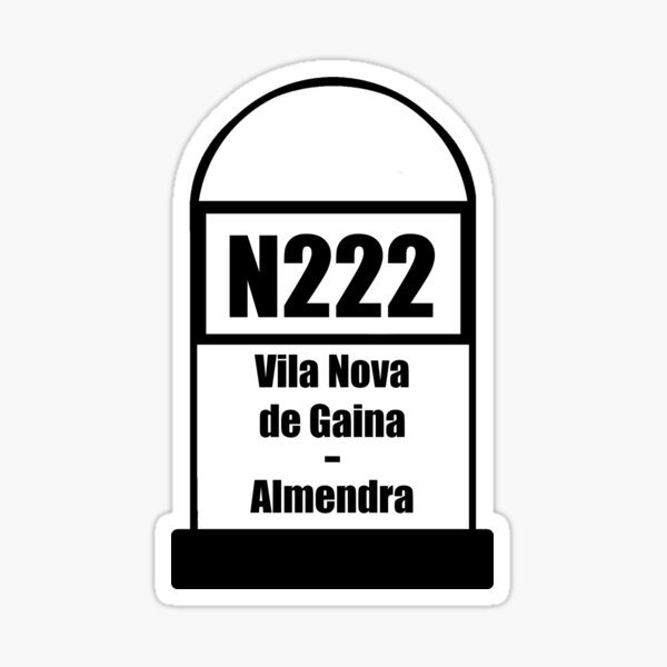 Item preview, N222 Douro River Road Porto Gaia Almendra designed and sold by sticket-travel.