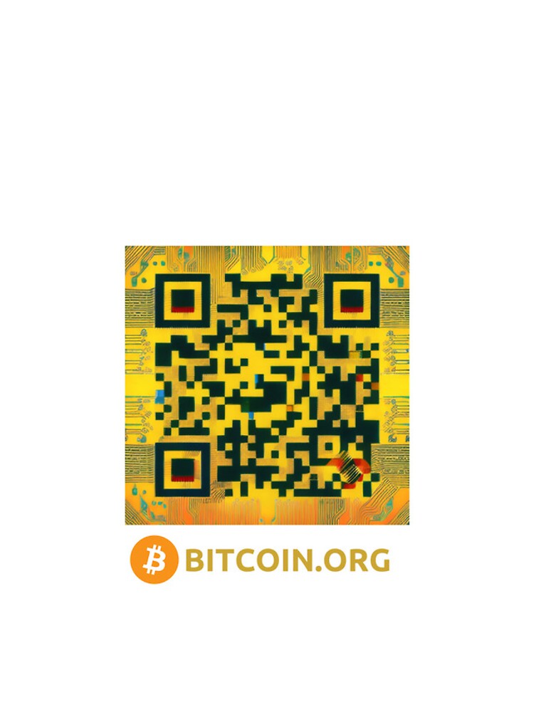 Thumbnail 4 of 4, iPhone Case, Bitcoin QR Code designed and sold by Pogglecards.