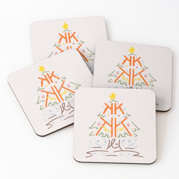 Item preview, Alphabet K Christmas Tree Other Version (Some Pale Pink Goods) designed and sold by ImhStephanie421.