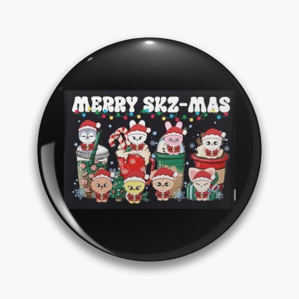 Item preview, SKZOO Christmas Stray Kids - 2025 kpop merry xmas and a happy new year ot8 boy group members fanart  designed and sold by Kpop-Noona.