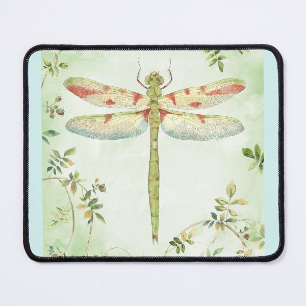 Item preview, Dragonfly With Rose Hips A1 designed and sold by Jean Plout.