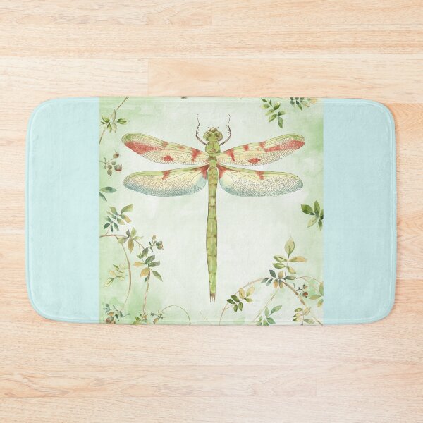 Item preview, Dragonfly With Rose Hips A1 designed and sold by Jean Plout.