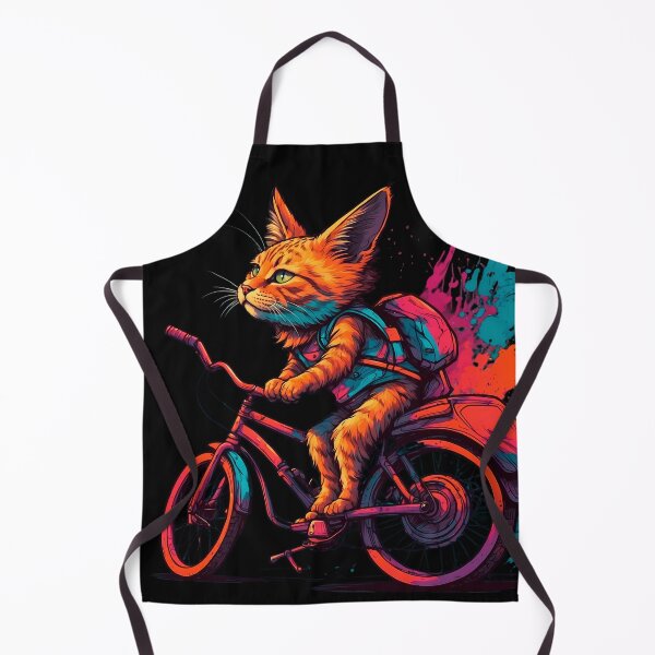 Item preview, Siberian cat on a bike designed and sold by Furrifico.