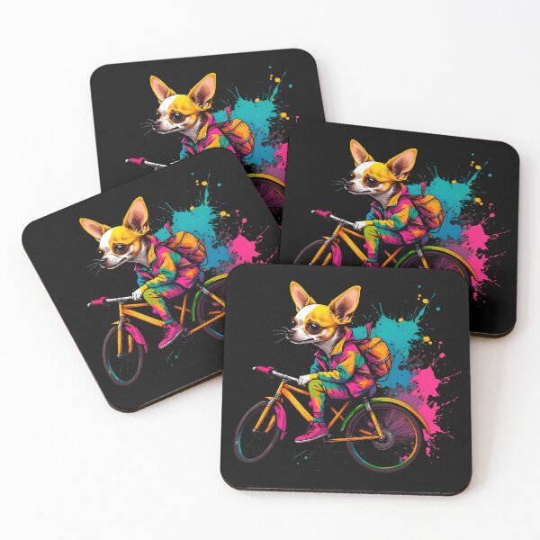 Item preview, Chihuahua dog on a bike designed and sold by Furrifico.