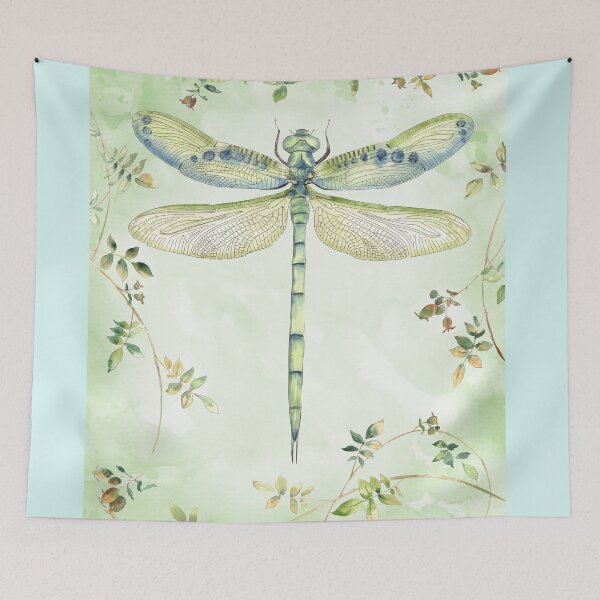 Item preview, Dragonfly With Rose Hips C1 designed and sold by Jean Plout.