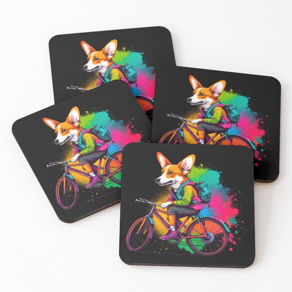 Item preview, Corgi dog on a bike designed and sold by Furrifico.