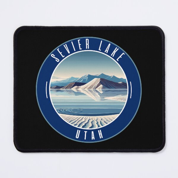 Item preview, Sevier Lake Utah Retro Art Travel Emblem designed and sold by MaateoDesign.