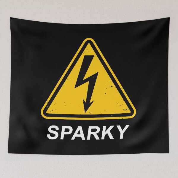 Item preview, Sparky - Electrician designed and sold by IncognitoMode.