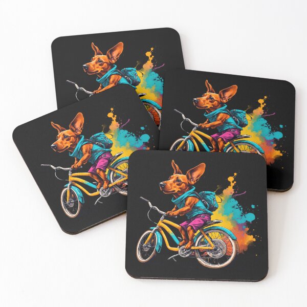 Item preview, Dachshund dog on a bike designed and sold by Furrifico.