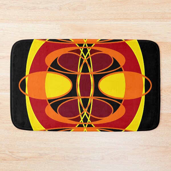 Item preview, Orange Yellow and Red symmetrical pattern designed and sold by Stefrait-7.